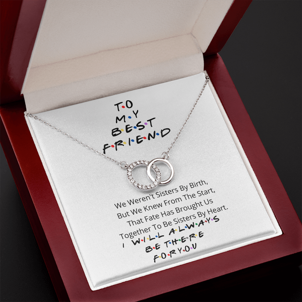 To my best friend rings necklace