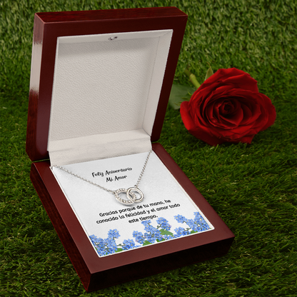 Feliz Aniversario. Gracias porque contigo he conocido la felicidad y el amor.