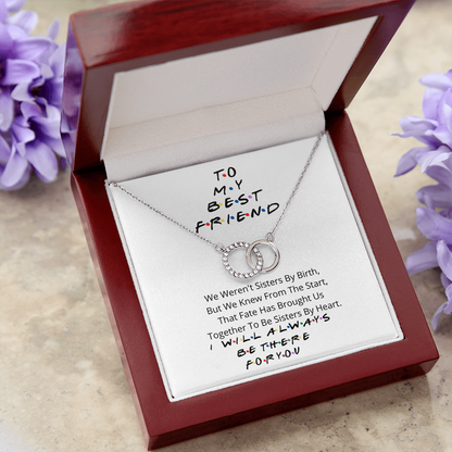 To my best friend rings necklace