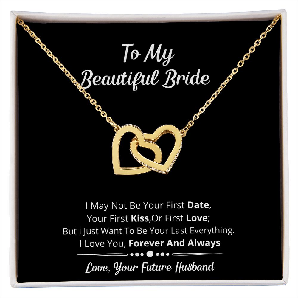 To My Beautiful Bride - Hearts Necklace