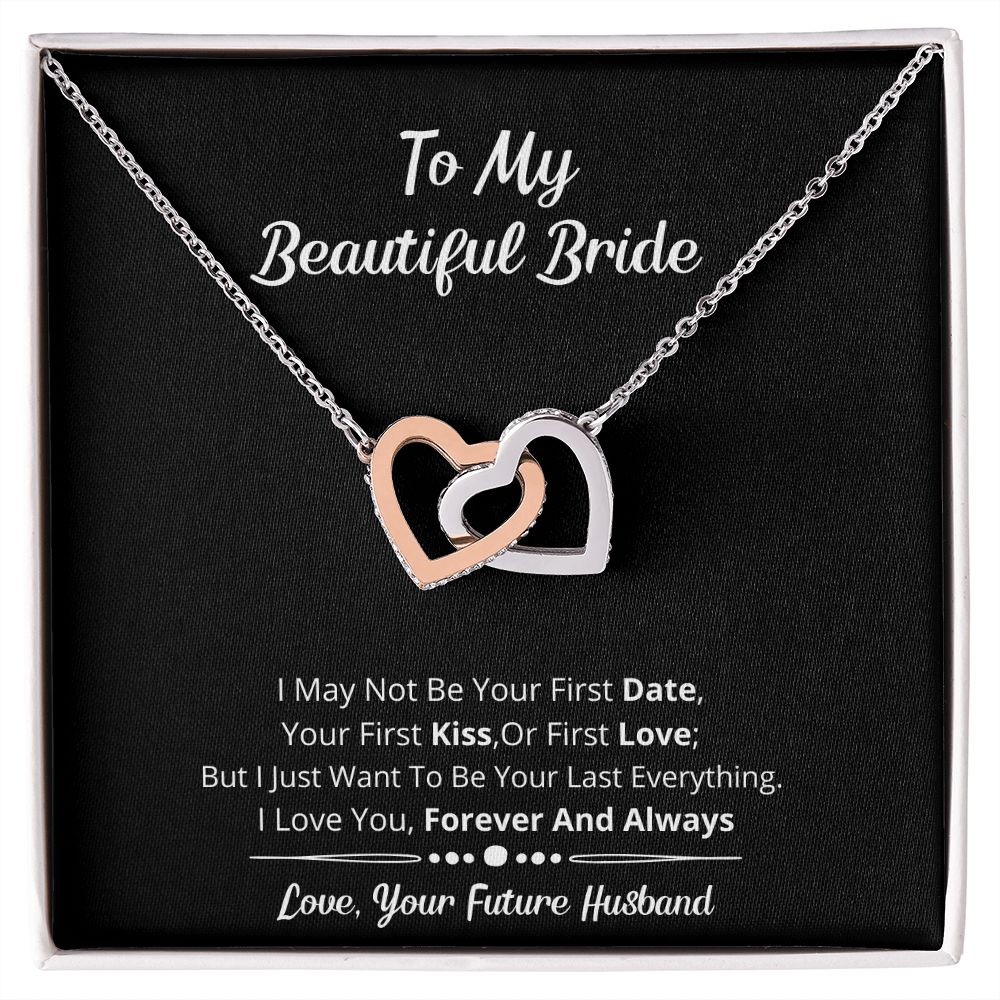 To My Beautiful Bride - Hearts Necklace