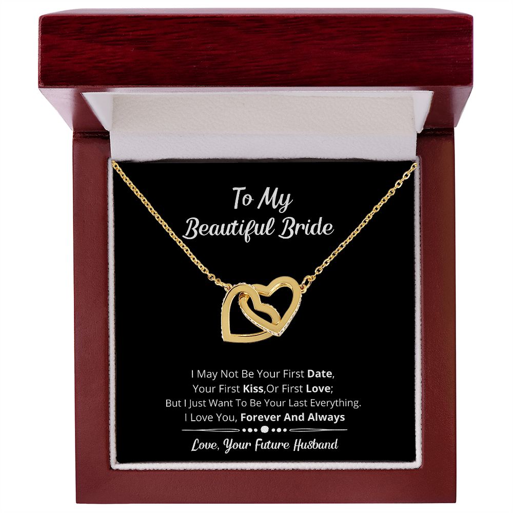 To My Beautiful Bride - Hearts Necklace