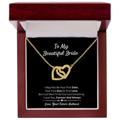 To My Beautiful Bride - Hearts Necklace