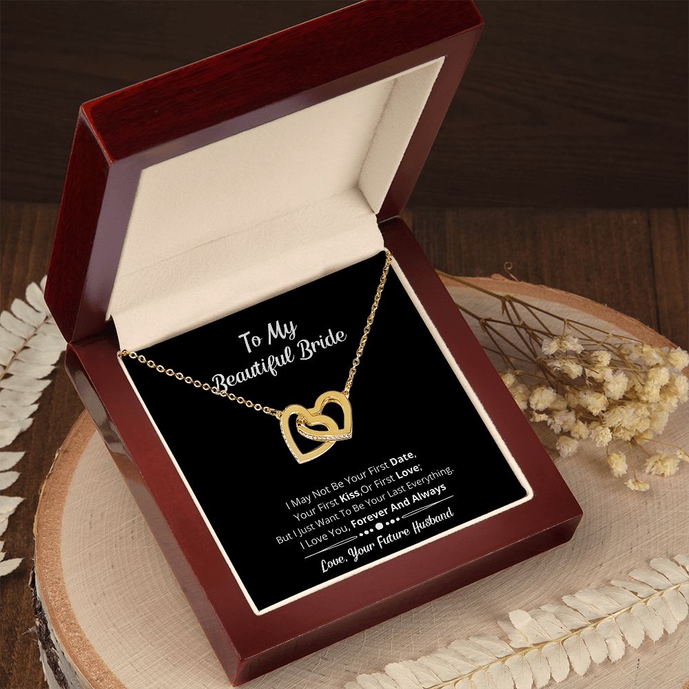 To My Beautiful Bride - Hearts Necklace