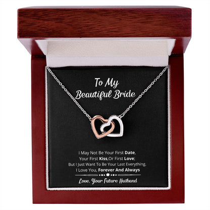 To My Beautiful Bride - Hearts Necklace