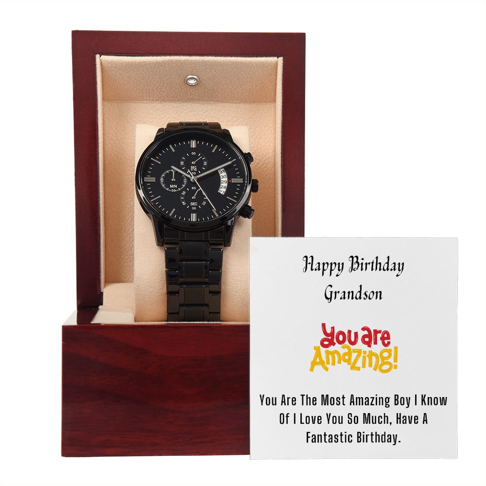 To My Grandson, Happy Birthday 4