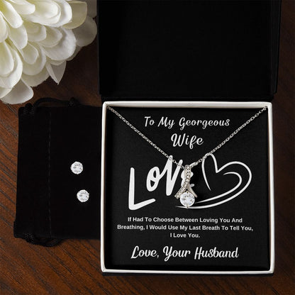 To My Georgeous Wife. Love, Your Husband