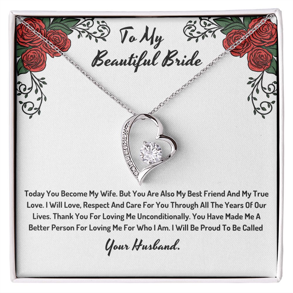 To My Beautiful Bride From Your Future Husband