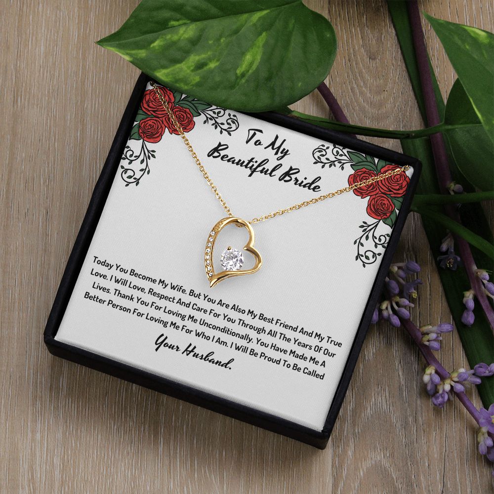 To My Beautiful Bride From Your Future Husband