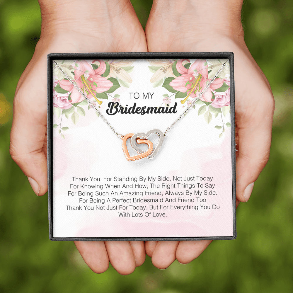 To My Bridesmaid - Thank You