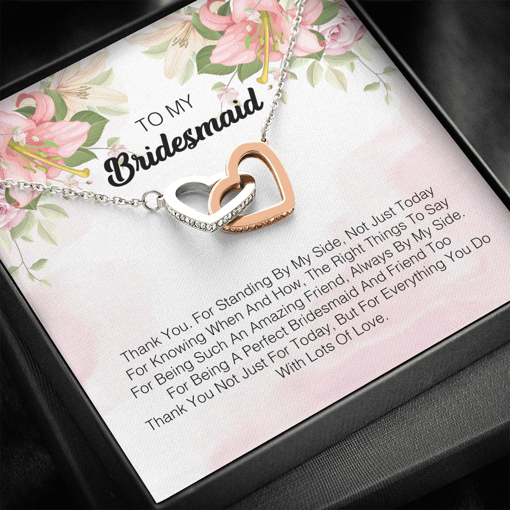 To My Bridesmaid - Thank You