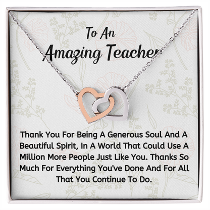 To An Amazing Teacher - You Are A Beautiful Soul
