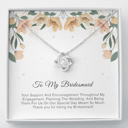 To My Bridesmaid - Thank You