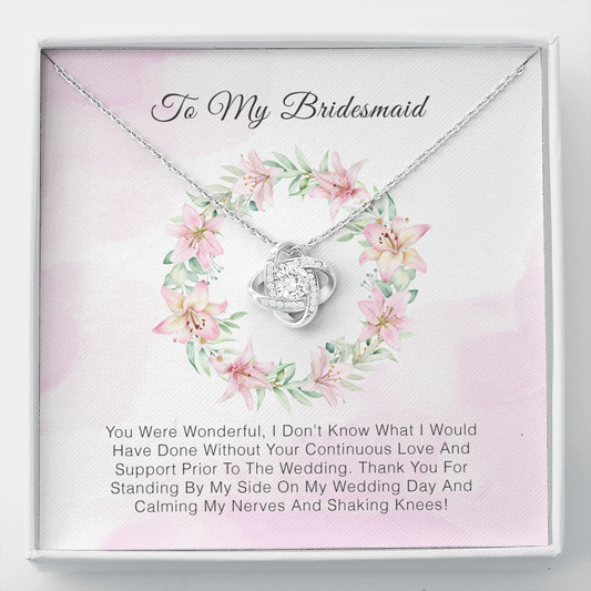To My Bridesmaid - Thank You