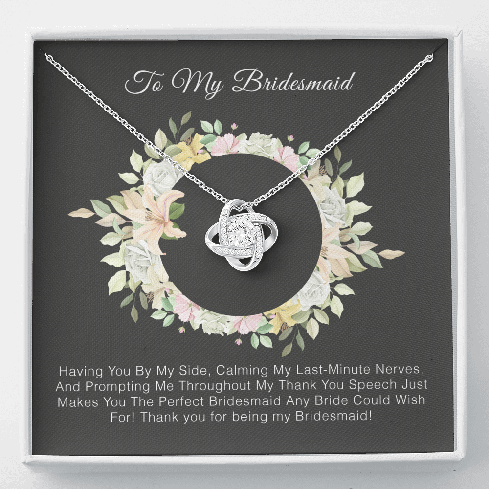 To My Bridesmaid - Thank You