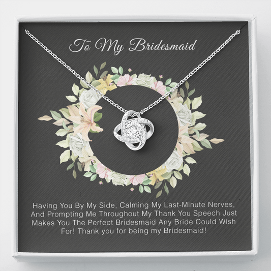 To My Bridesmaid - Thank You