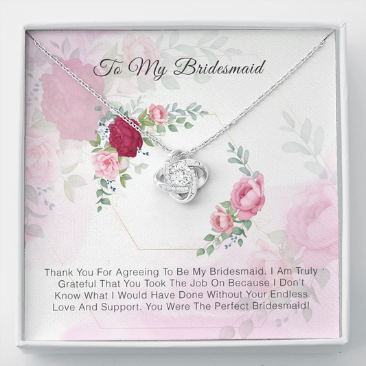 To My Bridesmaid - Thank You
