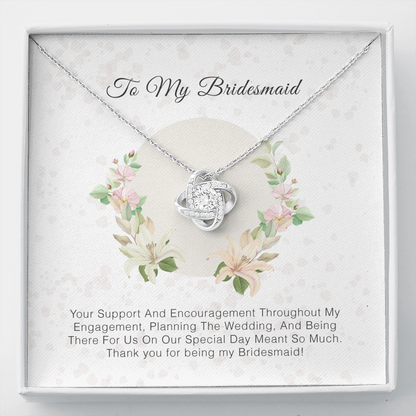 To My Bridesmaid - Thank You