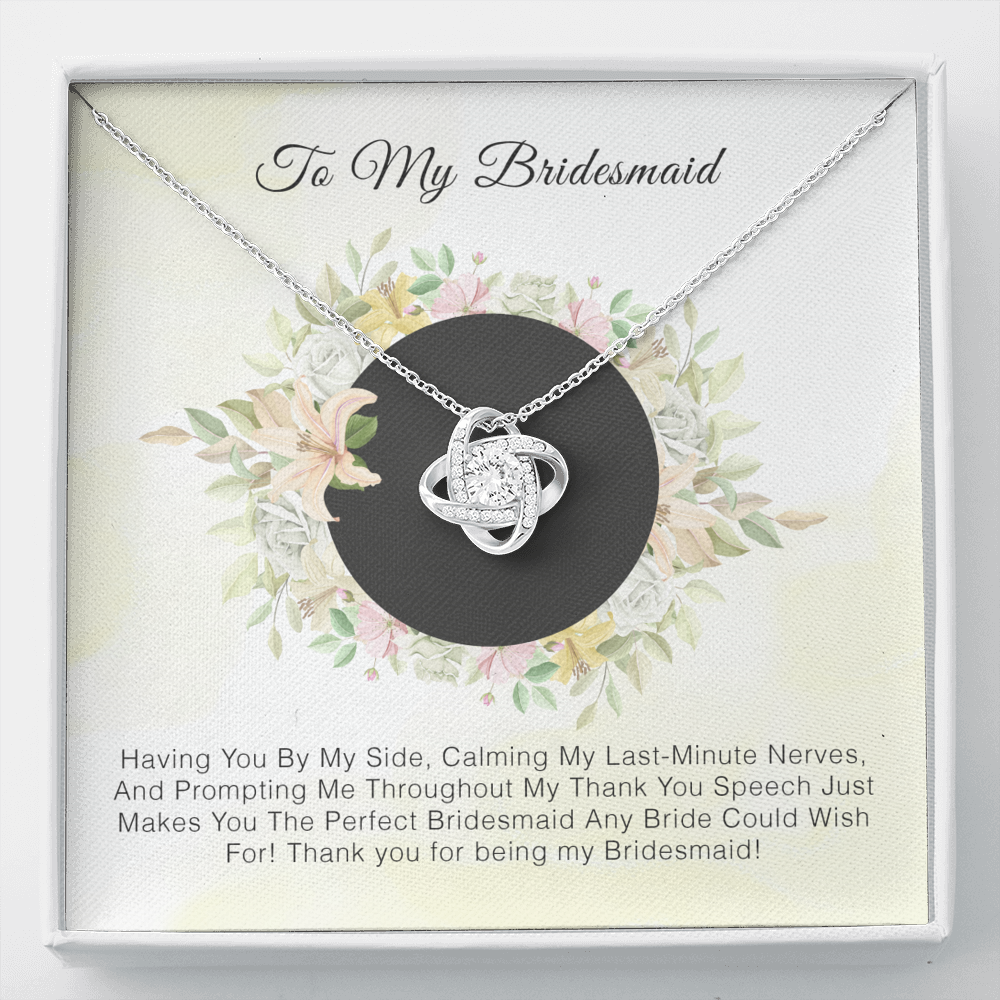 To My Bridesmaid - Thank You