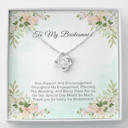 To My Bridesmaid - Thank You