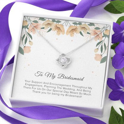 To My Bridesmaid - Thank You