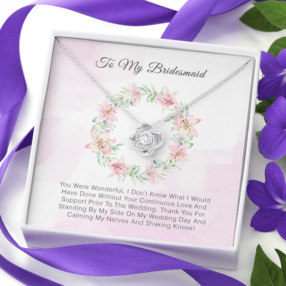 To My Bridesmaid - Thank You