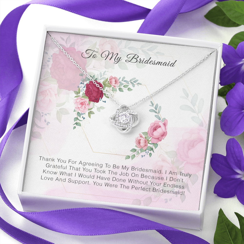 To My Bridesmaid - Thank You