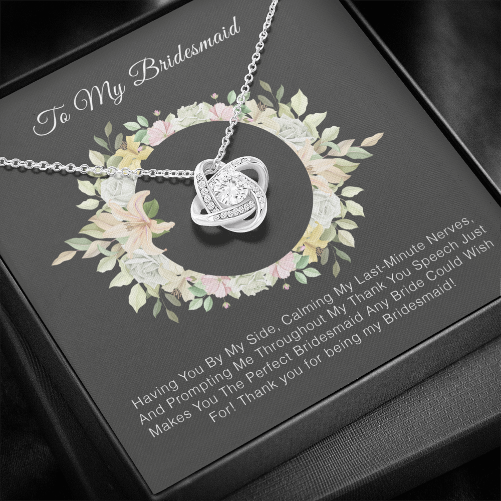 To My Bridesmaid - Thank You