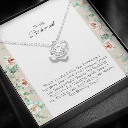 To My Bridesmaid - Thank You