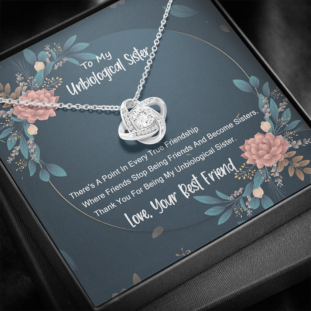 To My Unbiological Sister - Thank you for being my unbiological sister.