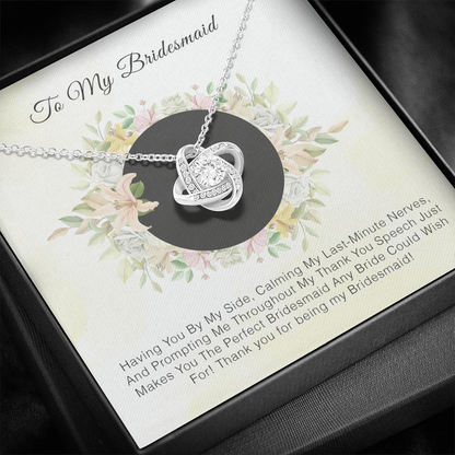 To My Bridesmaid - Thank You