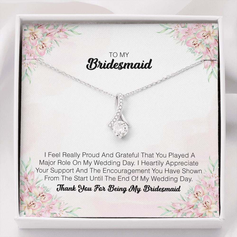 To My Bridesmaid - I Fell Really Proud And Grateful