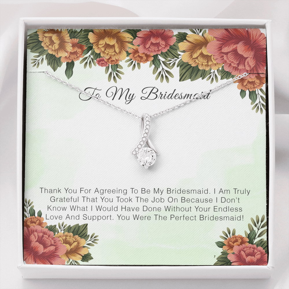 To My Bridesmaid - Thank you