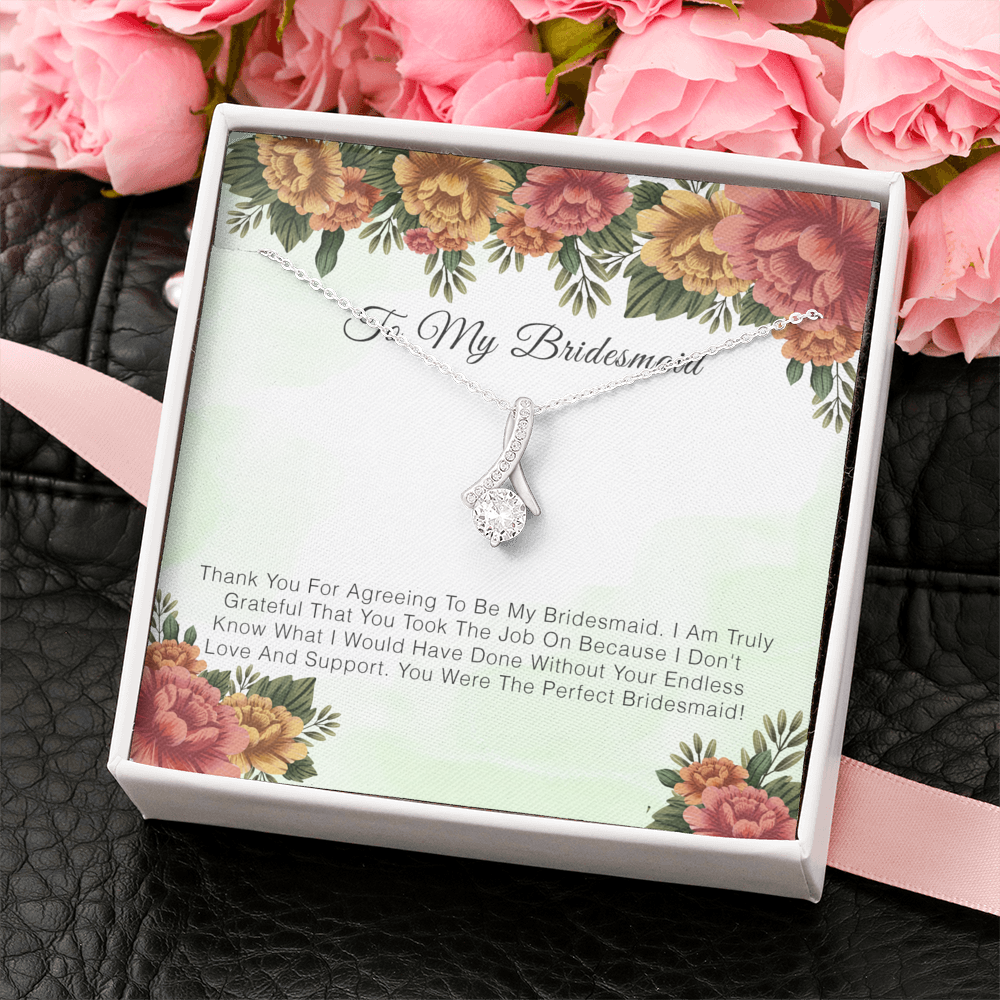 To My Bridesmaid - Thank you