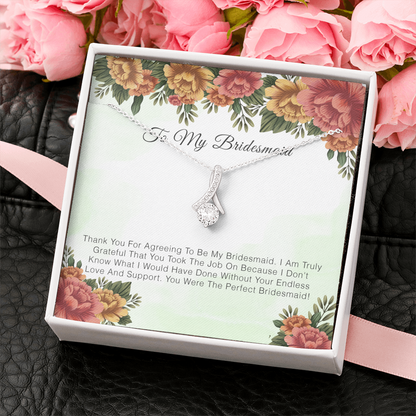 To My Bridesmaid - Thank you