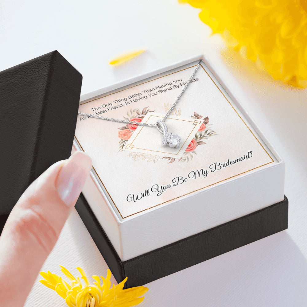 Will You Be My Bridesmaid Personalized Necklace