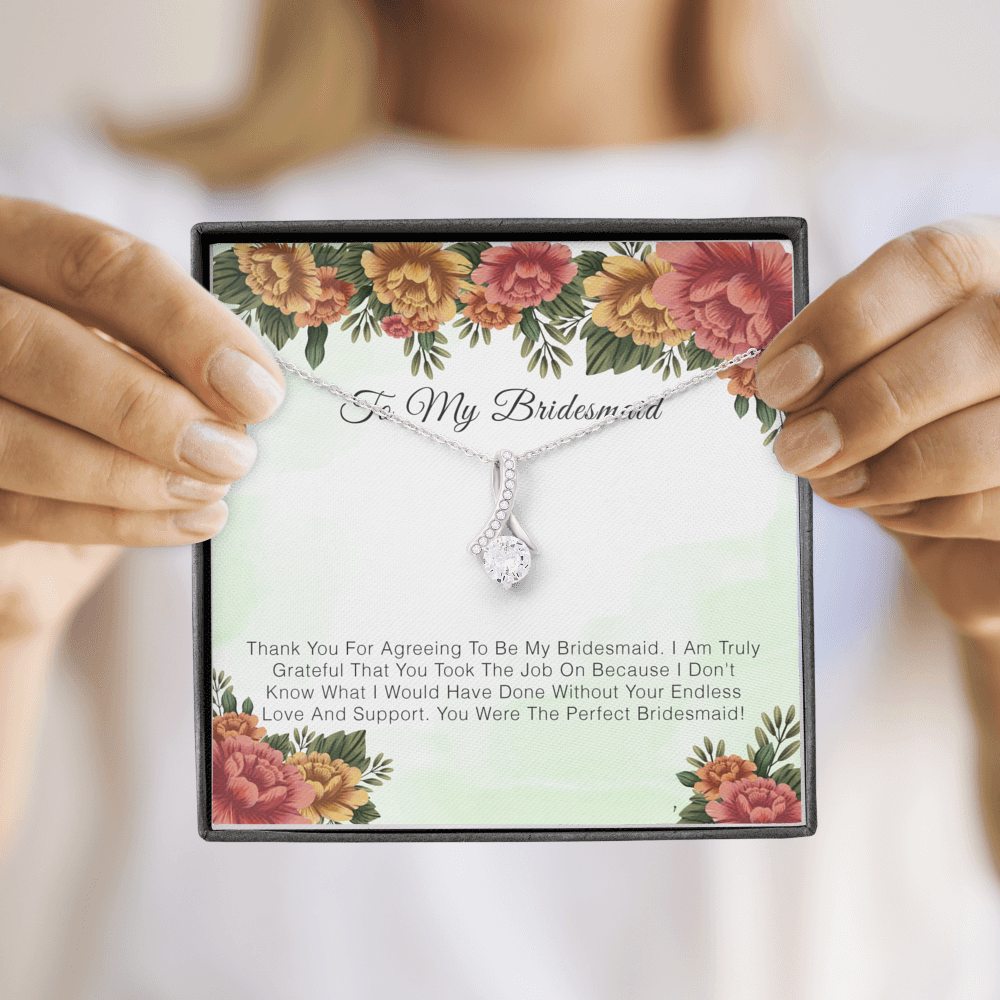 To My Bridesmaid - Thank you