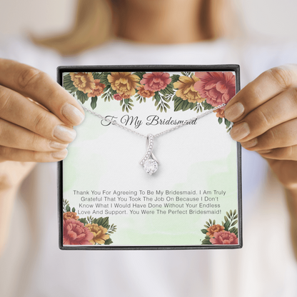 To My Bridesmaid - Thank you