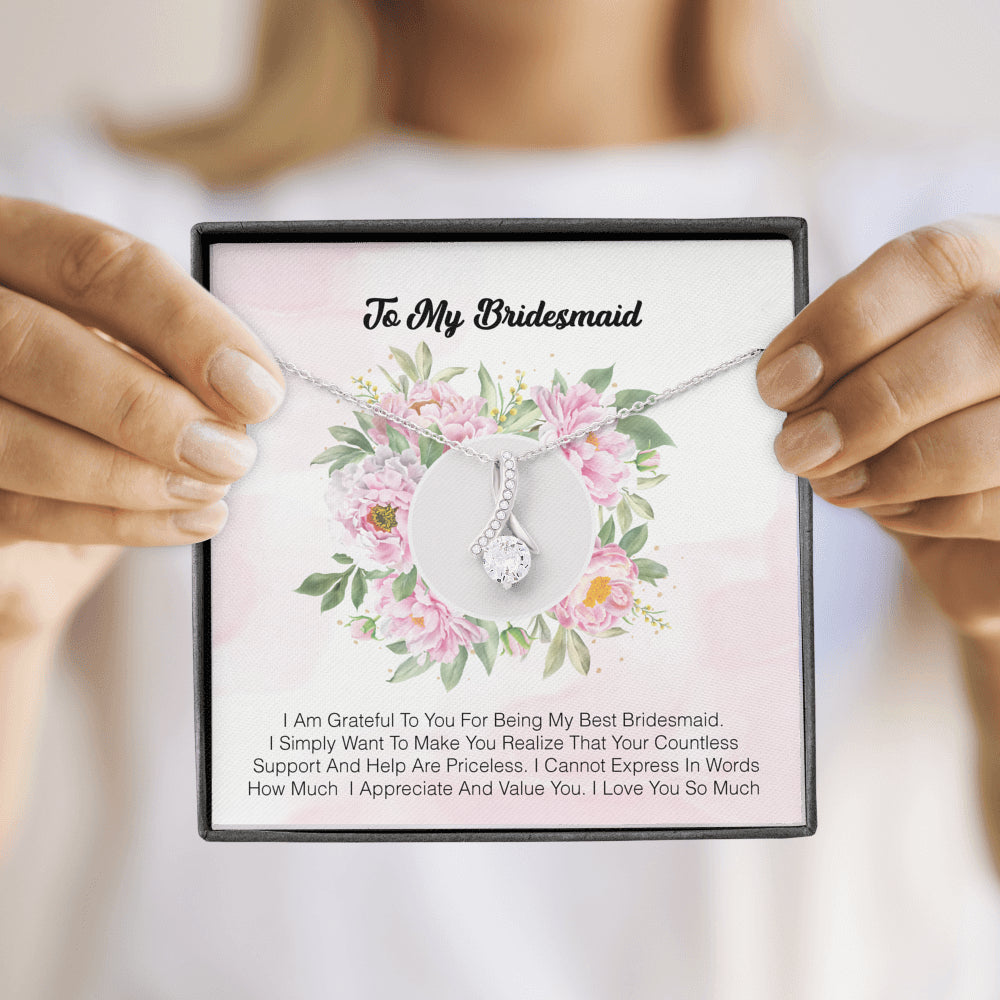 To My Bridesmaid - I Am Grateful To You