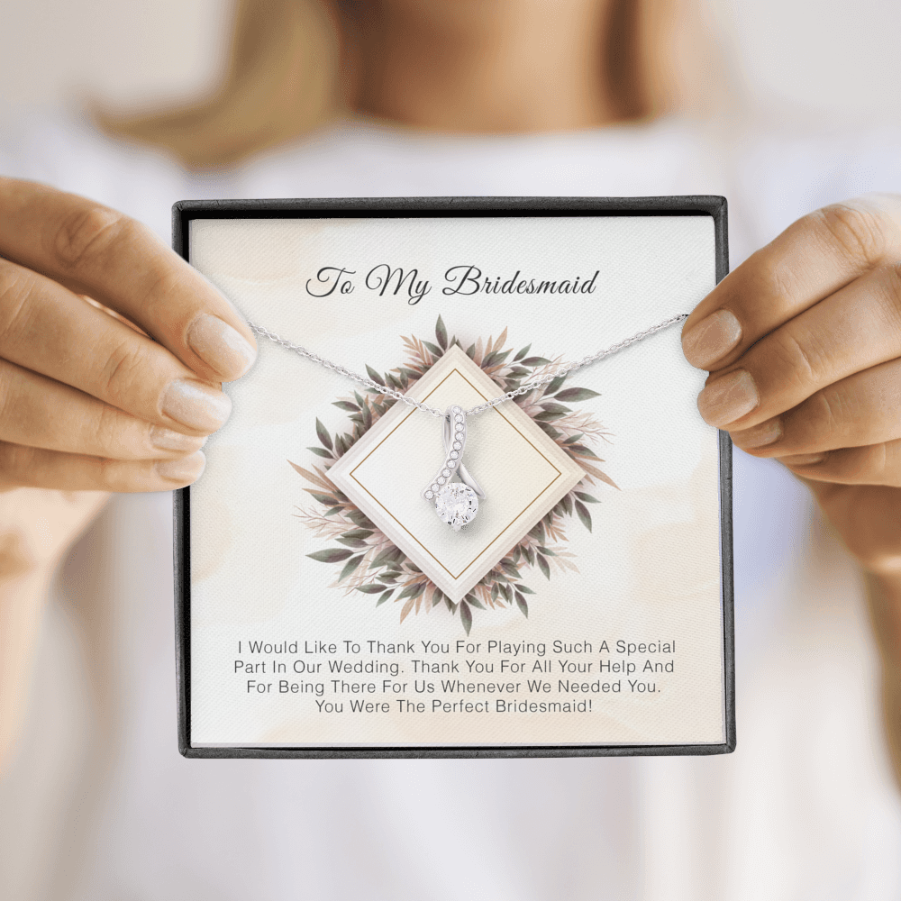 To My Bridesmaid - Thank you