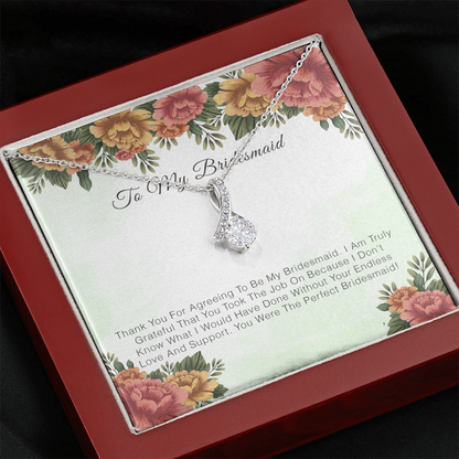 To My Bridesmaid - Thank you