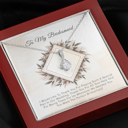 To My Bridesmaid - Thank you