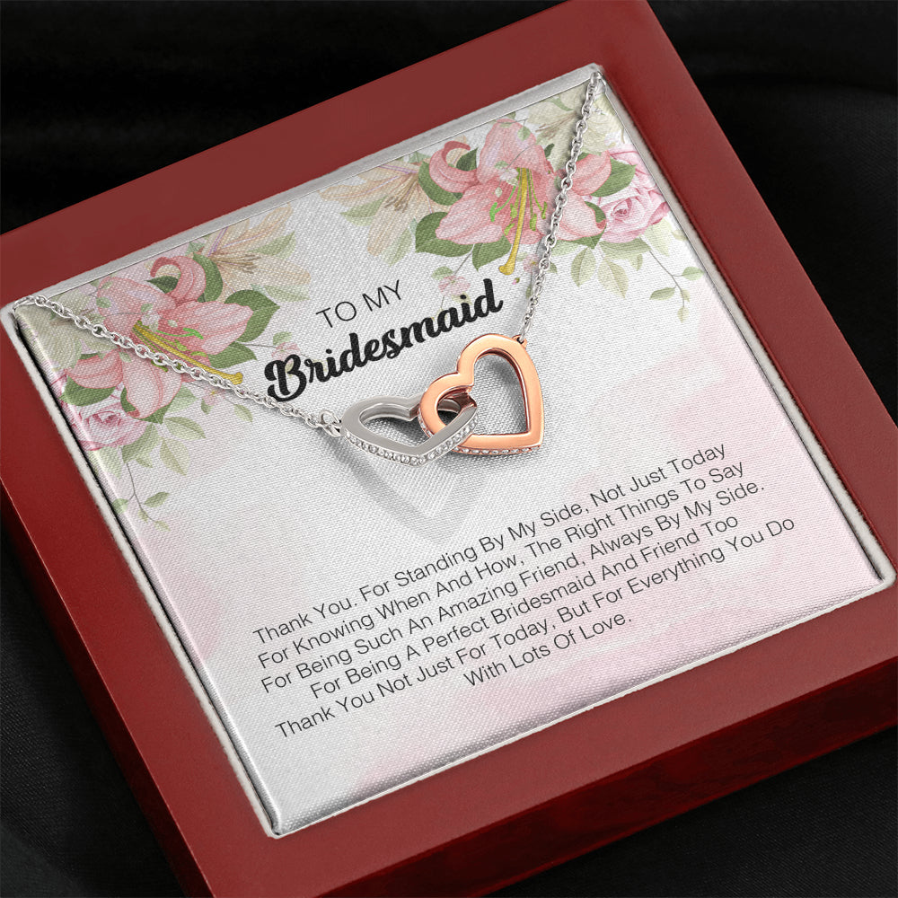 To My Bridesmaid - Thank You