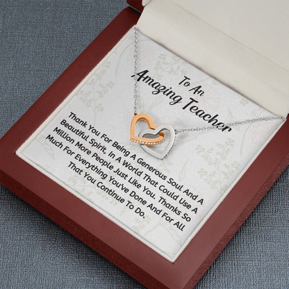 To An Amazing Teacher - You Are A Beautiful Soul