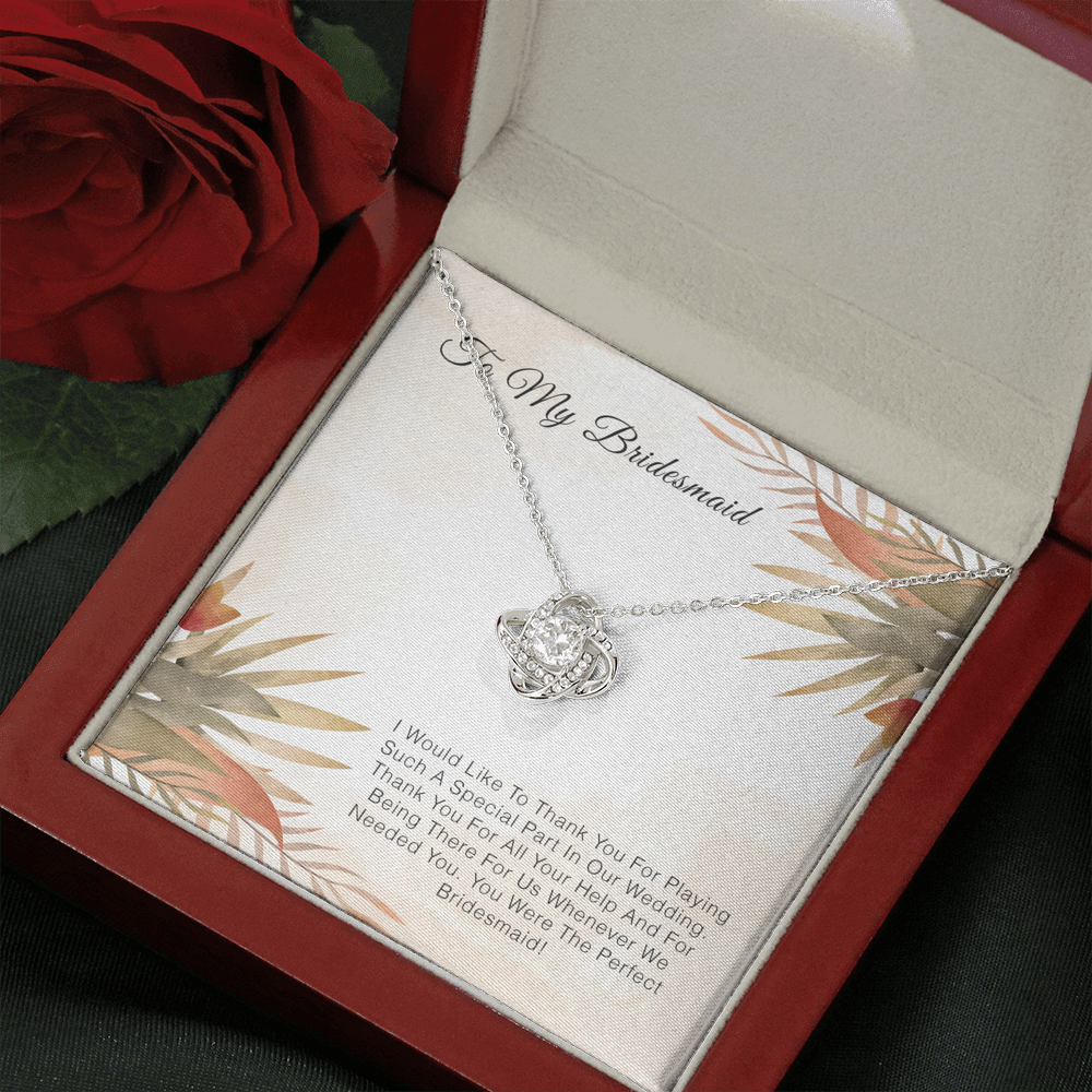 To My Bridesmaid - Thank you