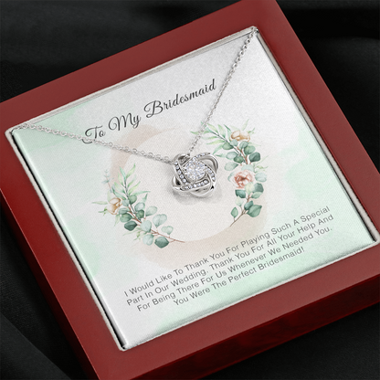 To My Bridesmaid - Thank You