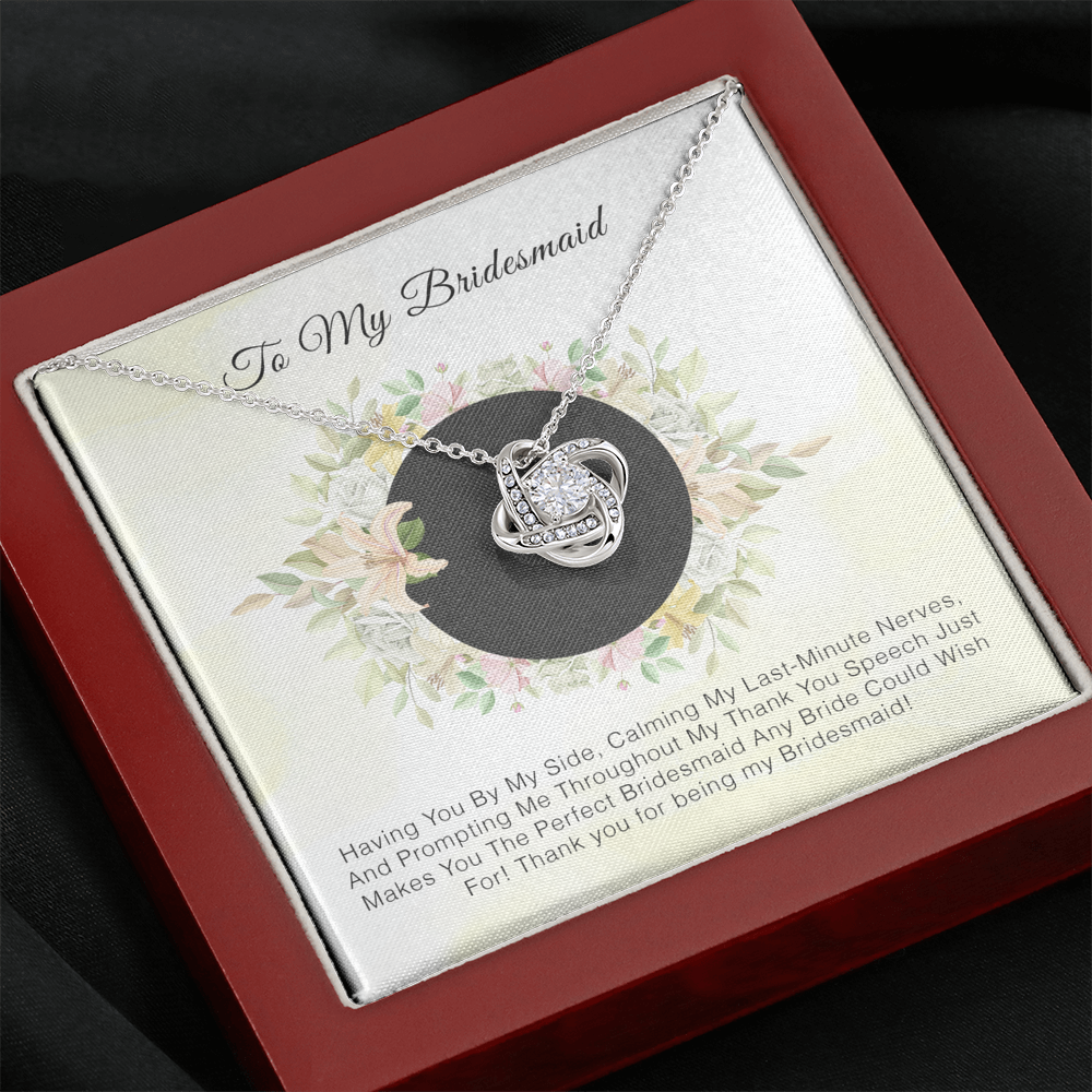 To My Bridesmaid - Thank You