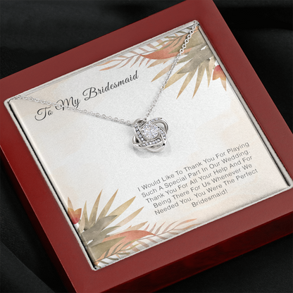 To My Bridesmaid - Thank you